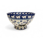 Bunzlau Kom op voet 1771X Black Cat Kom op voet